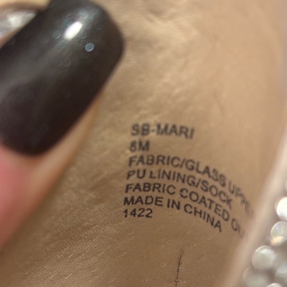 Betsey Johnson Embellished Nude Heels - Picture 12 of 12